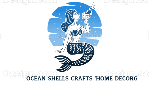 Ocean shell logo
